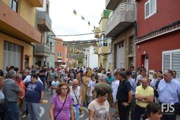 Misa, desfile del ganado y procesión religiosa en el Valle de los Nueve de Telde (Foto Francisco Javier Santana)